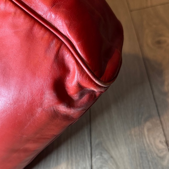 RUDSAK large  Red Leather  crossbody bag - Picture 8 of 16